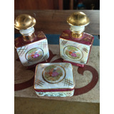 Conjunto Perfumeiros E Porta Joias