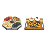 Conjunto Petisqueira Madeira Conjunto Pate C espatulas