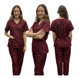 Conjunto Pijama Cirúrgico Scrub Unissex Gabardine