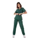 Conjunto Pijama Cirúrgico Scrubs Verde Musgo