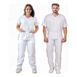 Conjunto Pijama Hospitalar Unissex Cirurgico Tecido Oxford