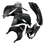 Conjunto Plástico Kit De Carenagem Xt 660 R Preto 2009
