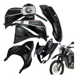 Conjunto Plástico Kit De Carenagem Xt 660 R Preto 2010 2013