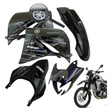 Conjunto Plástico Kit De Carenagem Xt 660 R Preto 2015 2017