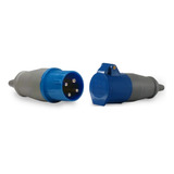 Conjunto Plugue Tomada Industrial 16a 3p t Soprano
