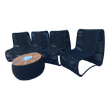 Conjunto Poltronas 5 Peças Corda Náutica Direto De Fábrica
