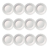 Conjunto Pratos Rasos Duralex Jasmim Nadir 12 Unidades