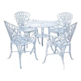 Conjunto Primavera 4 Cadeiras mesa Para Jardim