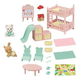 Conjunto Quarto De Bebê Clássico Sylvanian Families Colorido