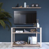 Conjunto Retrô Rack Aparador Suporte P Objetos Decorativos