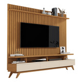 Conjunto Ripado Venus Sala Estar Com Rack Vivare Wood 1 8