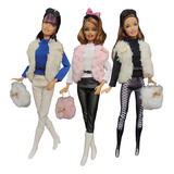 Conjunto Roupa Barbie Luxo Casaco