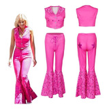 Conjunto Roupa Barbie Vaqueira Rosa Fantasia