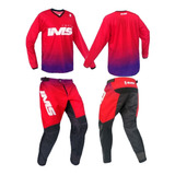 Conjunto Roupa Calça   Camisa Ims Mx Active Trilha Motocross