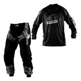 Conjunto Roupa Calça Camisa Motocross Trilha Insane Pro Tork