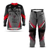 Conjunto Roupa Calça Camisa Motocross Trilha Insane Pro Tork