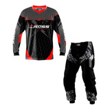 Conjunto Roupa Calça Camisa Motocross Trilha Pro Tork Barat