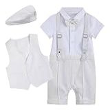 Conjunto Roupa Menino Bebê Batizado Casamento Festa Boina