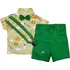 Conjunto Roupa Social Safari Infantil Menino Bege Arca Noé