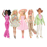 Conjunto Roupa Vestido Barbie O Filme 2 Pares De Sapatos