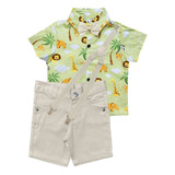 Conjunto Safari Arca De Noé Aniversário De 1 Ano Infantil