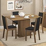 Conjunto Sala De Jantar Madesa Talita Mesa Tampo De Madeira Com 4 Cadeiras