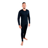 Conjunto Segunda Pele Térmica Flanelado Fleece Frio Extremo