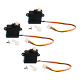 Conjunto Servo De Helicóptero Rc 3 Peças Modificação