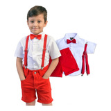 Conjunto Social Bebê Menino Casamento Batizado Apresentação