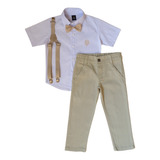 Conjunto Social Infantil Menino Calça Camisa Manga Curta