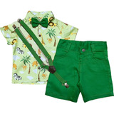conjunto social safari infantil menino