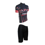 Conjunto Speed Biking Vermelho Camisa bermuda