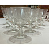 Conjunto Taca De Vinho Tinto Cristal Lapidado