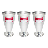 Conjunto Taça Tulipa De Alumínio 0 4lts 8 Unidades