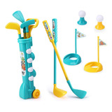 Conjunto Taco De Golfe Infantil Brincadeira Ao Ar Livre