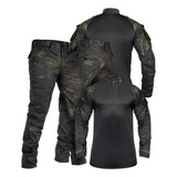 Conjunto Tático Camuflado Operacional Combat Shirt Calça
