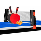 Conjunto Tênis De Mesa Ping Pong Poker Profissional Retrátil