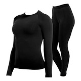 Conjunto Térmico Calça   Blusa Feminina Segunda Pele Sport