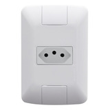 Conjunto Tomada 2p t 10a 250v Aria Branco Tramontina