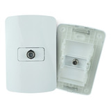 Conjunto Tomada Coaxial Tv Fio De Antena 4x2 Margirius B3