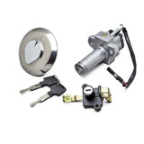 Conjunto Trava Kit Chave Cbx 250 Twister 2001 2005 Magnetron