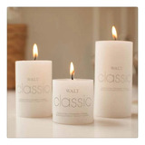 Conjunto Trio De Velas Classic Perfumada Decoração