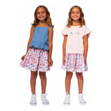 Conjunto Trio Infantil Menina Calvin Klein Look Casual