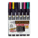 Conjunto Ultrafino De Marcadores Gsi Creos Gundam 6 Marcado