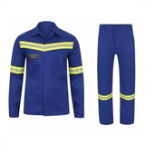 Conjunto Uniforme Anti Chamas Nr10risco 2 Azul Royal Atpv11