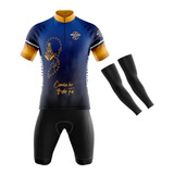 Conjunto Uniforme Ciclista Roupa Para Ciclismo Caminho Da Fé
