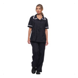 Conjunto Uniforme Copeira Camareira Faxineira Domestica Babá