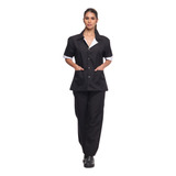 Conjunto Uniforme Oxford Unissex Copeira Faxineira Domestica