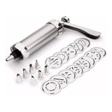 Conjunto Utensílios Para Cookies Inox Hk 8 Bicos 13 Discos
