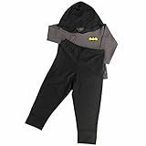 Conjunto UV Bebê Camiseta E Calça Com Proteção Solar UV 50 Tam 3 A 18 Meses 6 Meses Cinza Preto